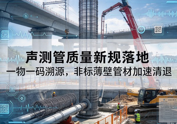 平罗声测管质量新规落地，一物一码溯源，非标薄壁管材加速清退